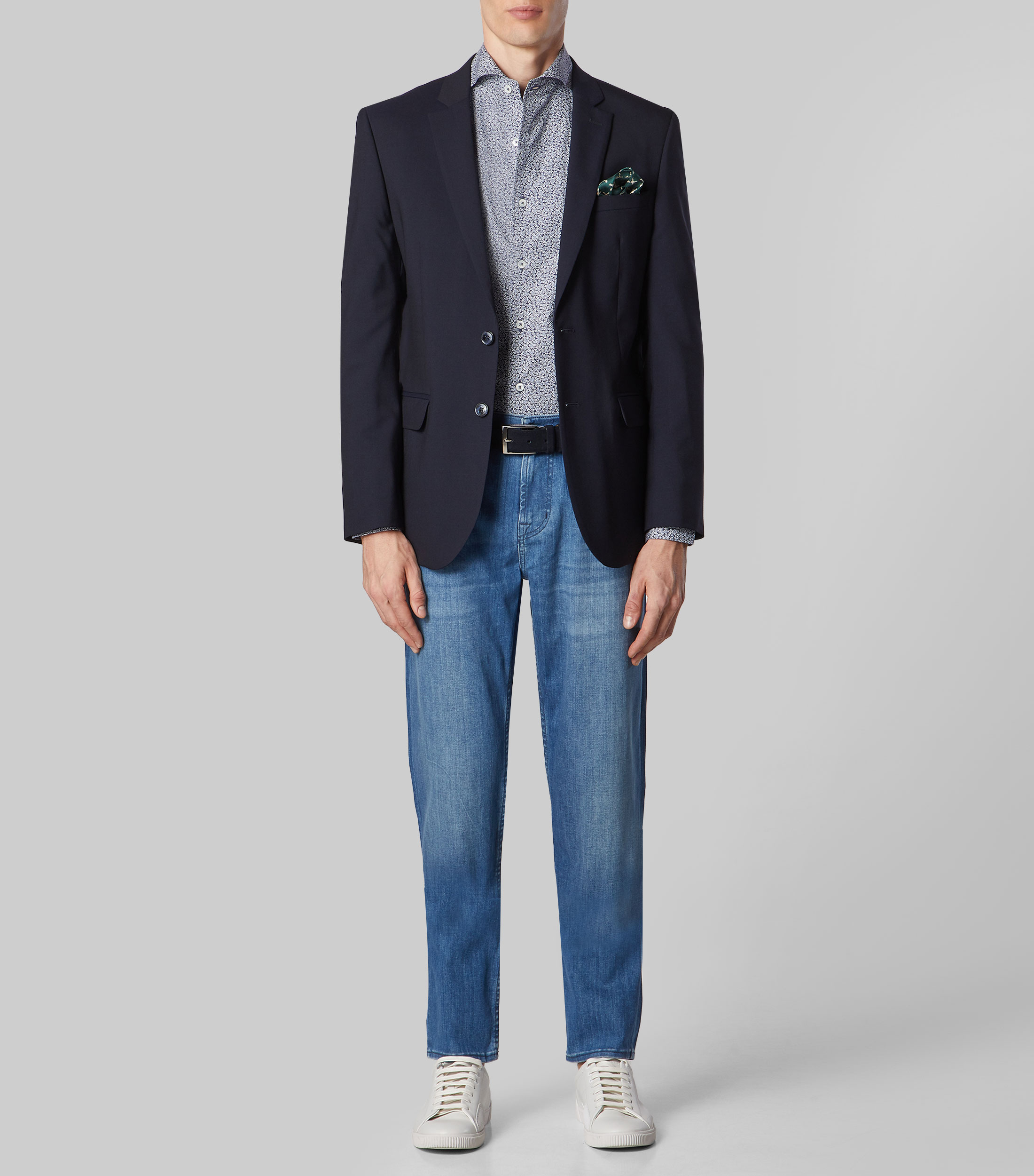 Jeans Luxe performance de corte Modern Slim Hombre